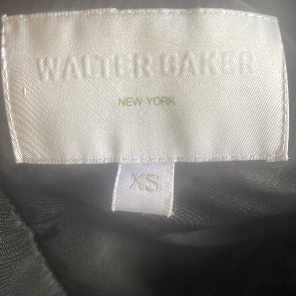 Bomber Jacket, Walter Baker brand, black xs, lightly used. - Picture 3 of 4
